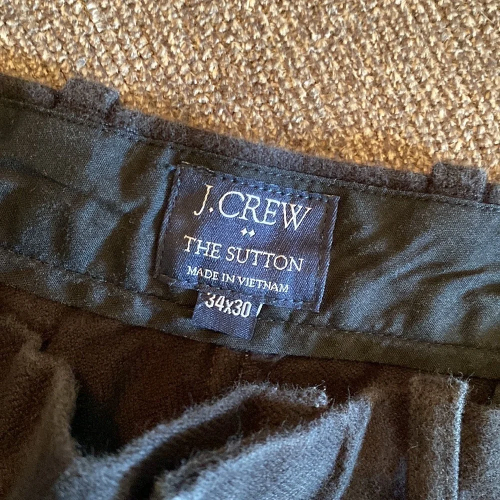 J. Crew mens pants; size 34x30